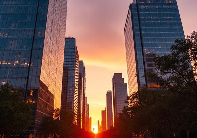 Johannesburg skyline and financial district visual
